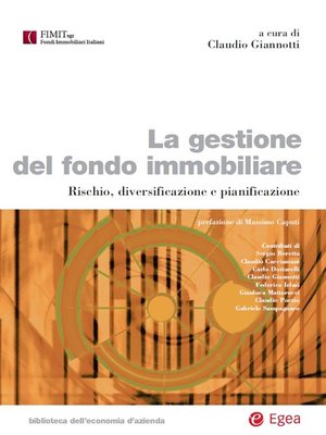 cover image of La gestione del fondo immobiliare